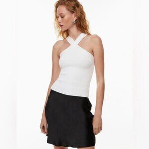 Aritzia Babaton Sculpt Knit Criss Cross Tank